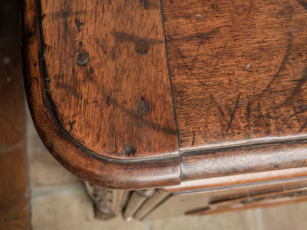 Timeless Provençal floral walnut sideboard