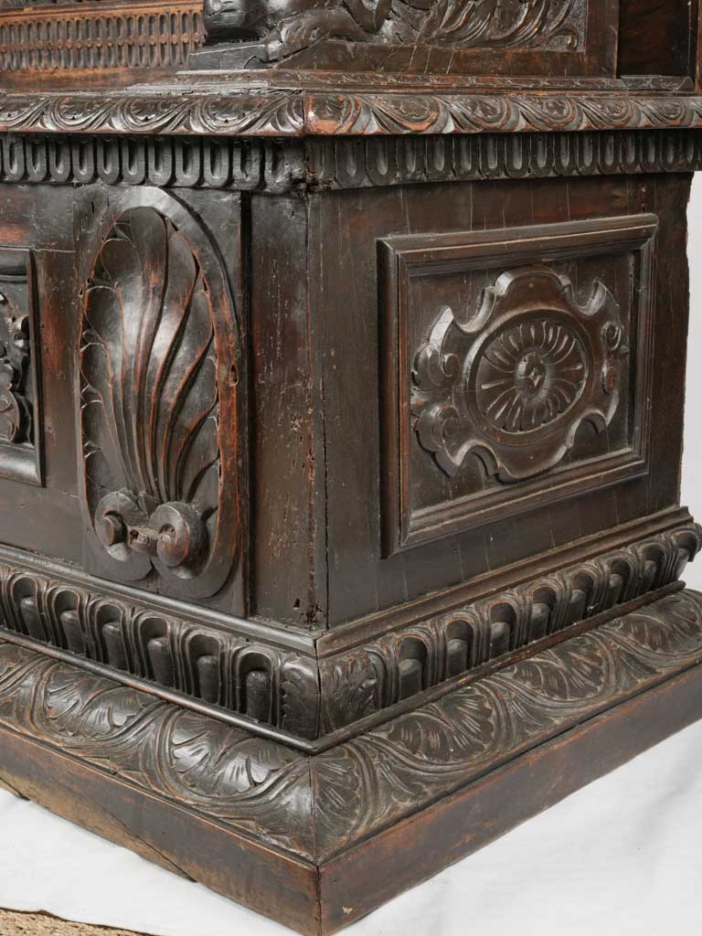 Luxurious, solid walnut Renaissance Revival