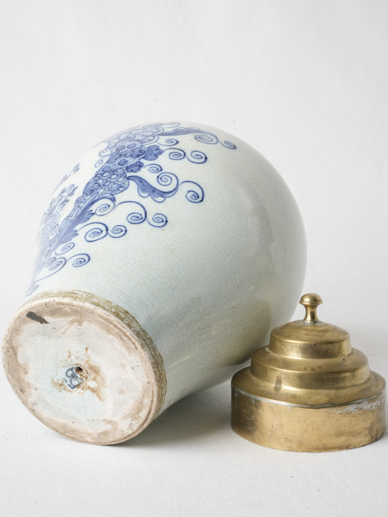 Aged and historical ceramic jar  