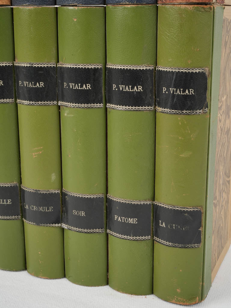 Classic vintage French faux books