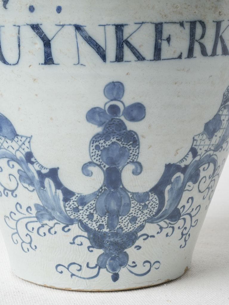 Ornate 18th-century ceramic piece  