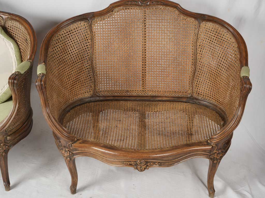 Vintage French Louis XV settees