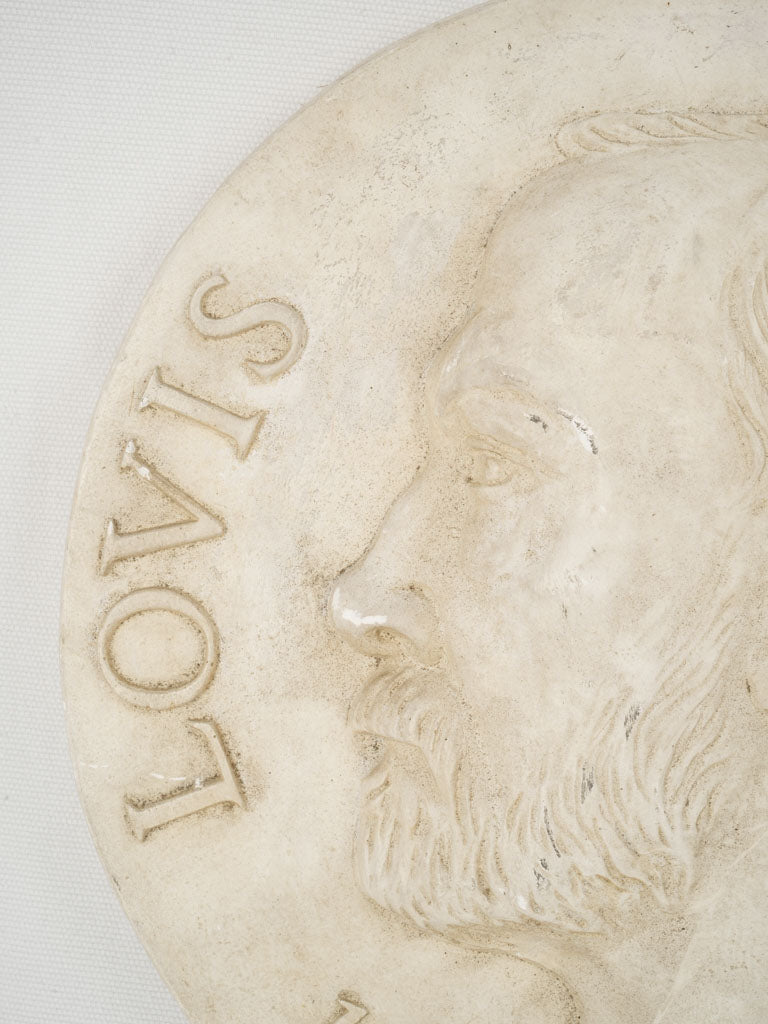 Mid-century, signed Louis Pasteur medallion