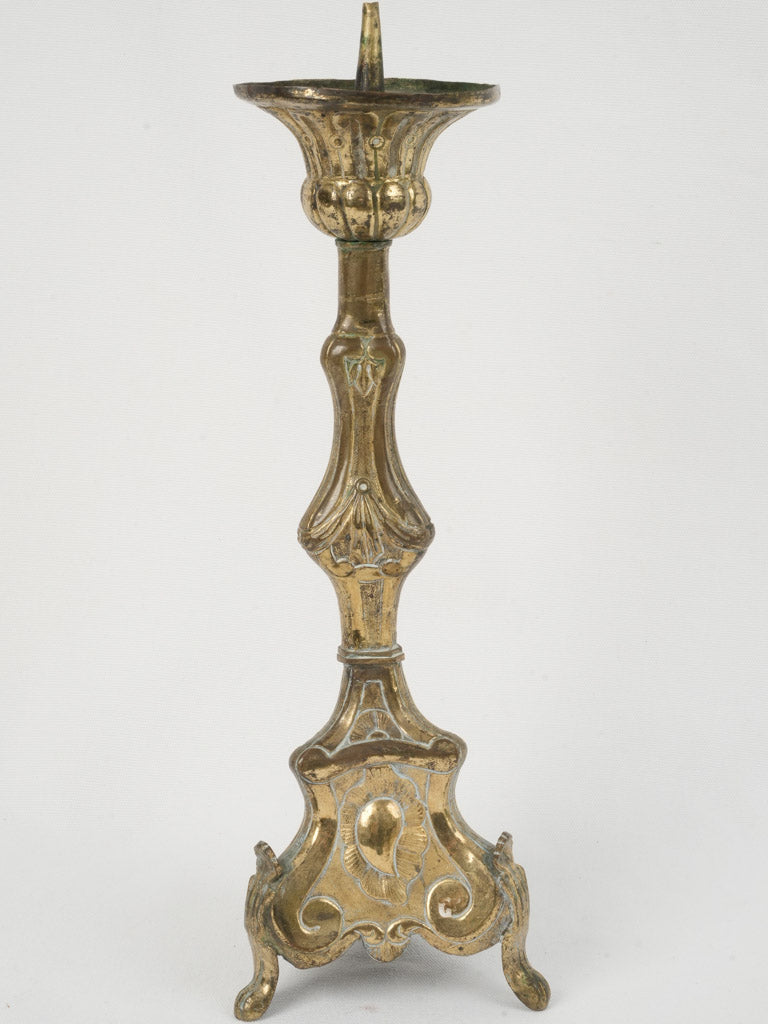 Rich, Aged, Graceful, Gilded Stem Holder