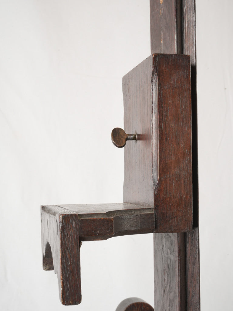 Industrial style wooden easel  