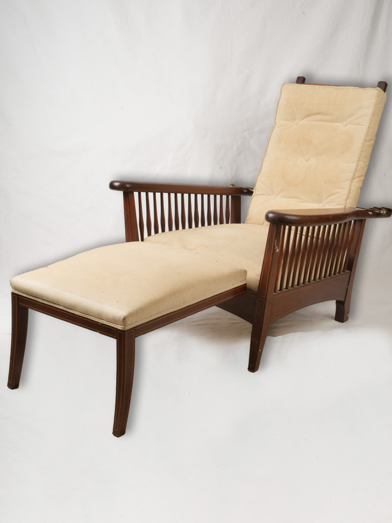 Sophisticated mahogany reclining chair