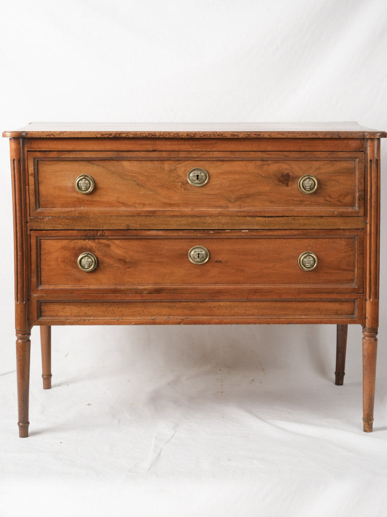 Elegant gilded French Louis XVI commode