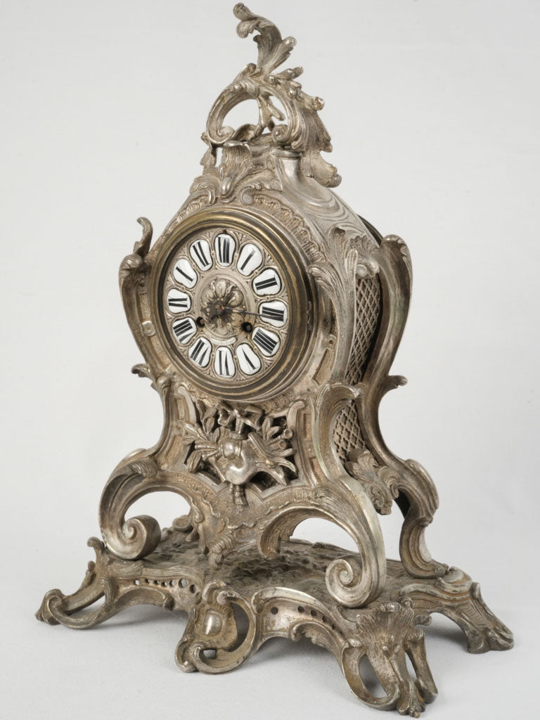 Opulent 19th-century Louis XV cartel clock