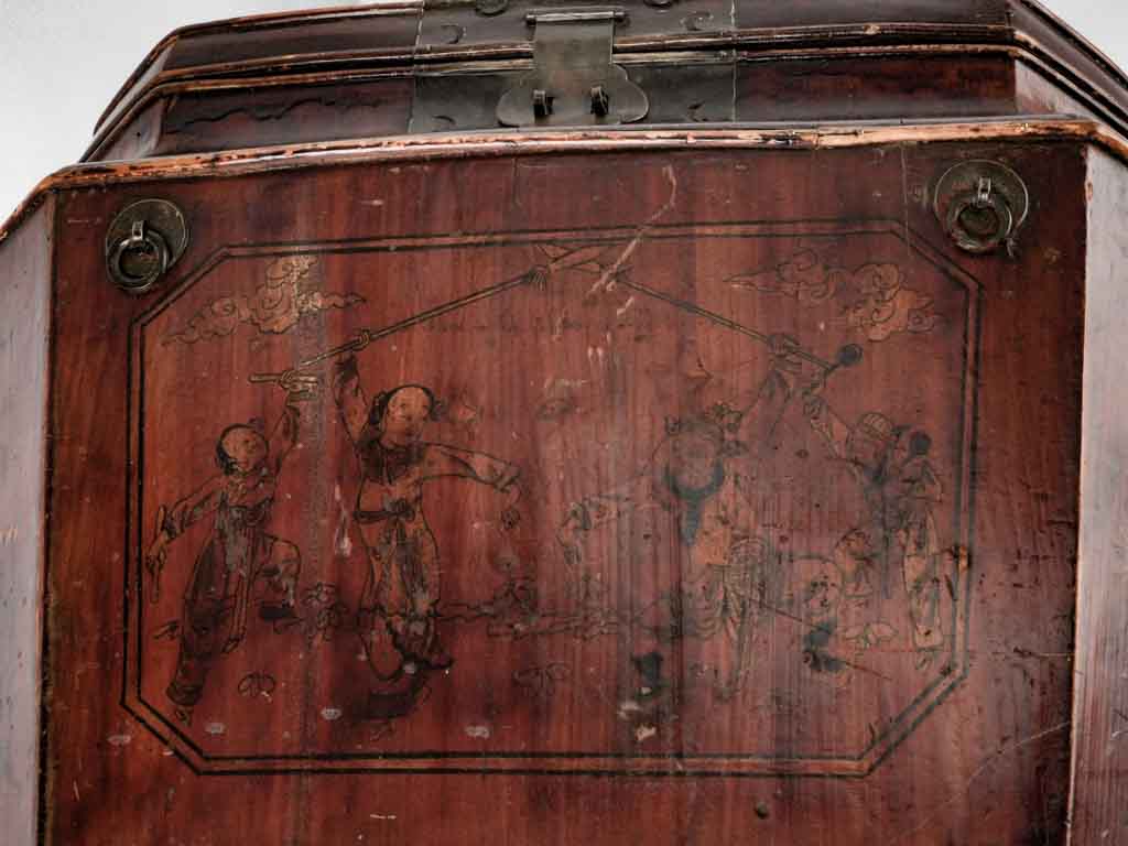 Classic gilded wood Chinese chest