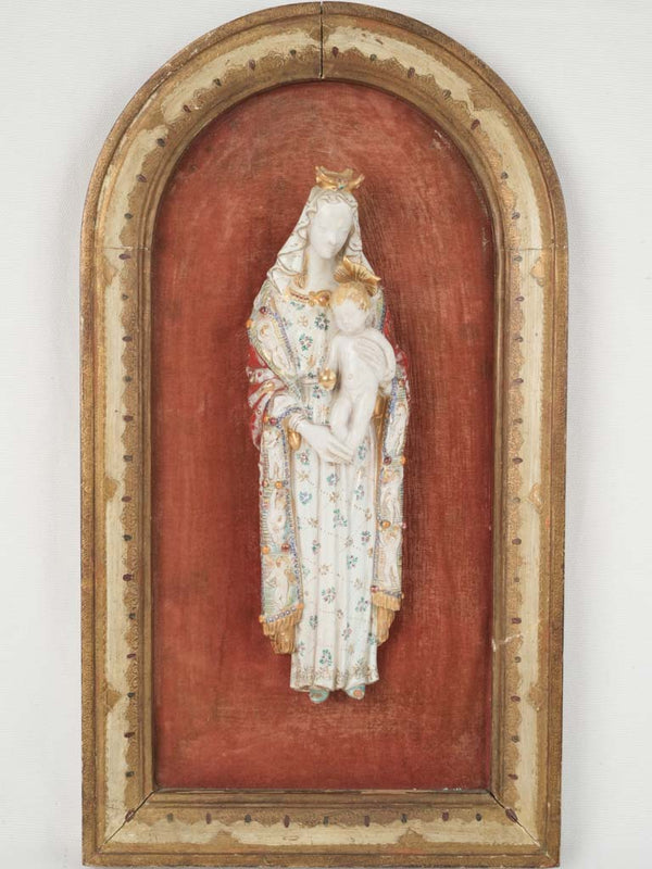 Vintage Ceramic Virgin Mary with Child