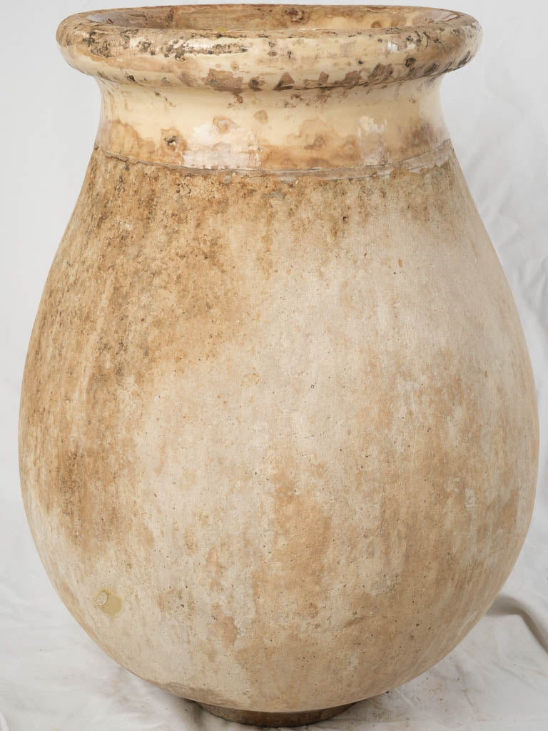 19th century yellow-glazed olive jar