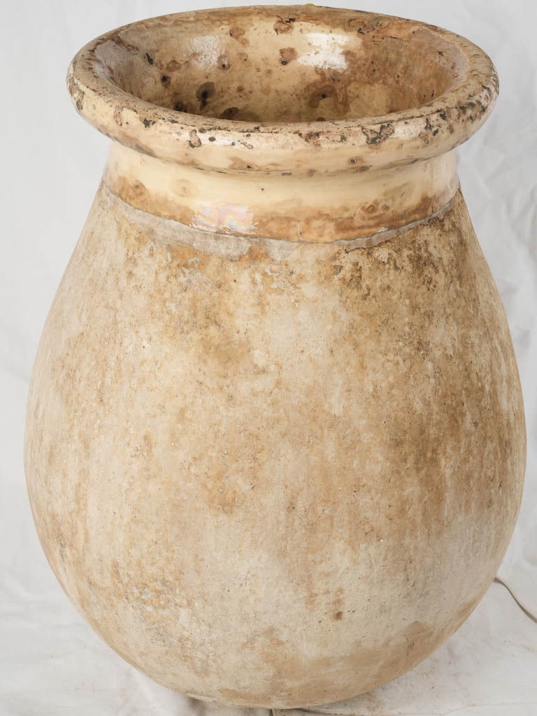 Antique airtight olive storage jar