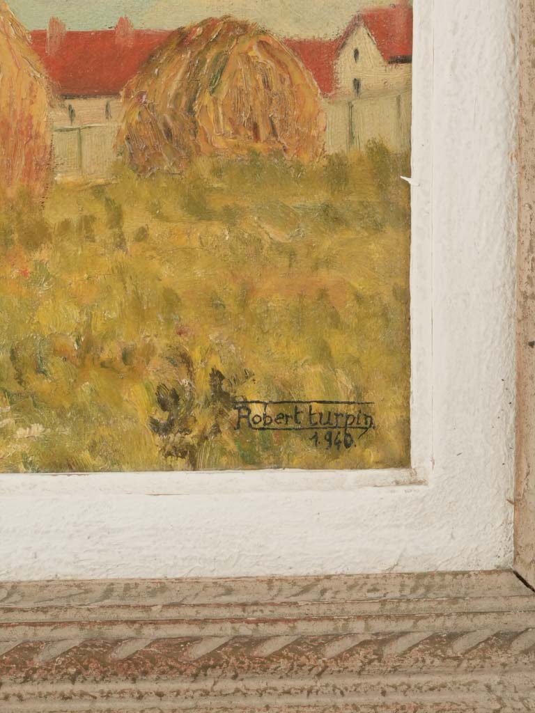 Valuable provenanced French countryside painting