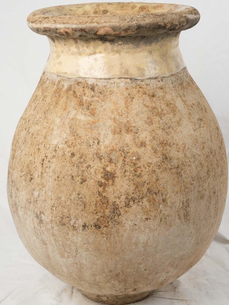 Durable antique Mediterranean clay jar