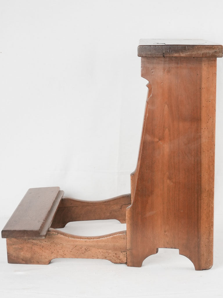 Seventeenth-century walnut religious kneeler