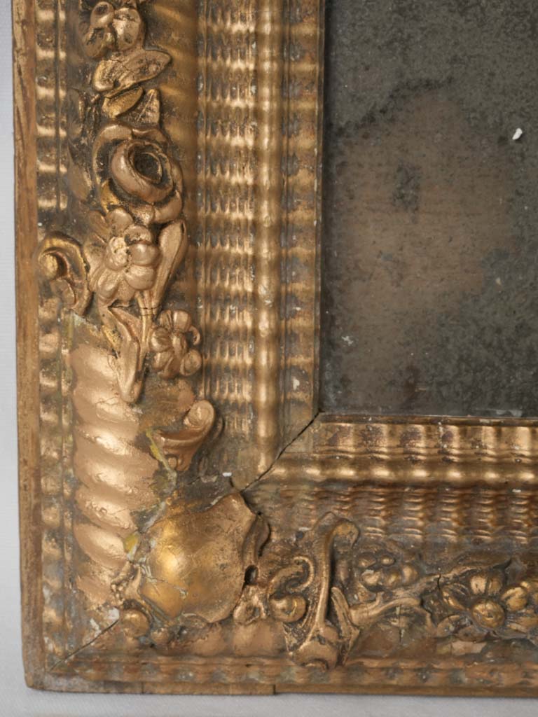 Opulent, 19th-century, gilded mirror