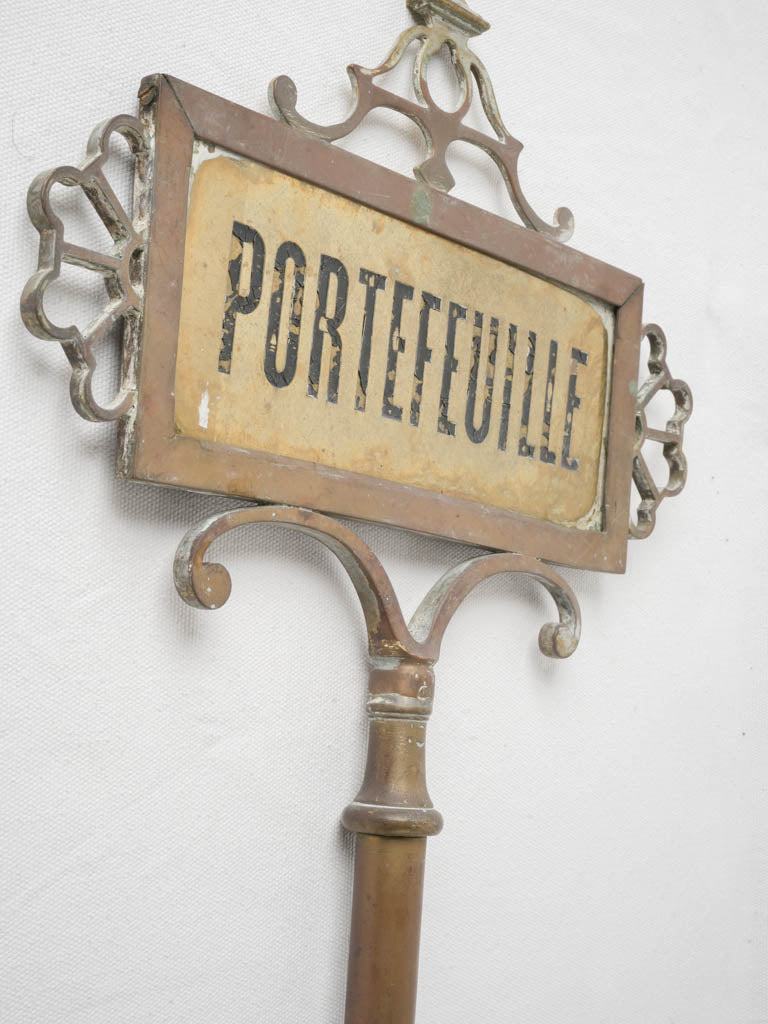 Early 20th-century portfolio marker