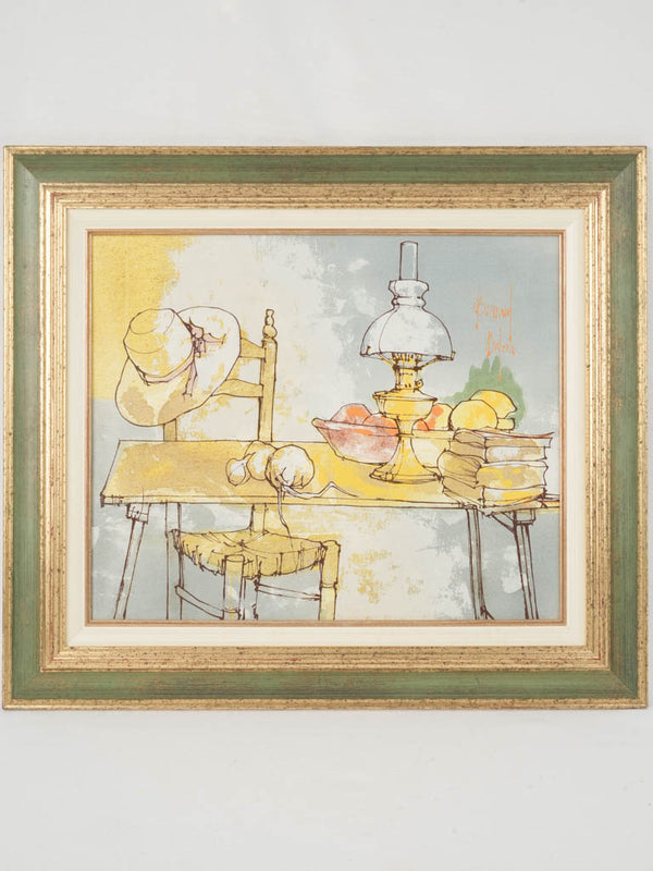 Vintage French still life painting