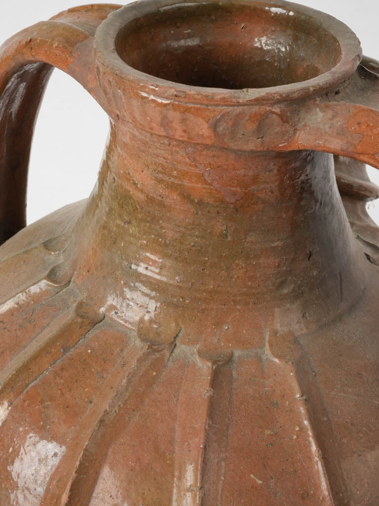 Elegant French walnut oil container