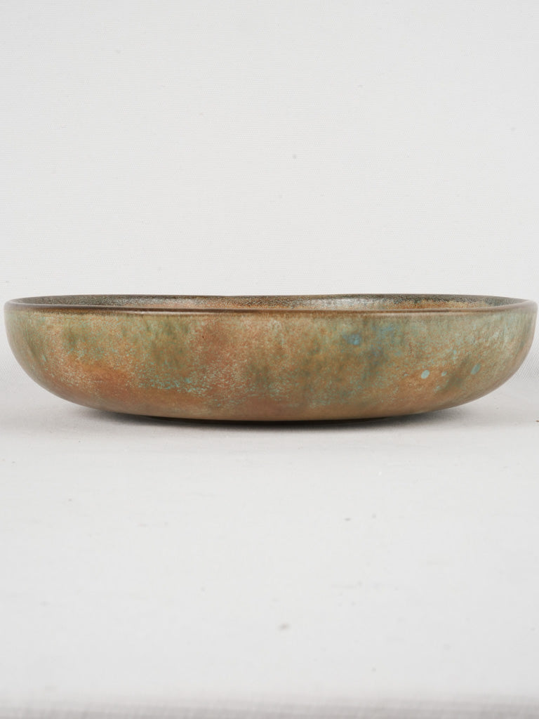 Vintage elegant stoneware serving bowl  