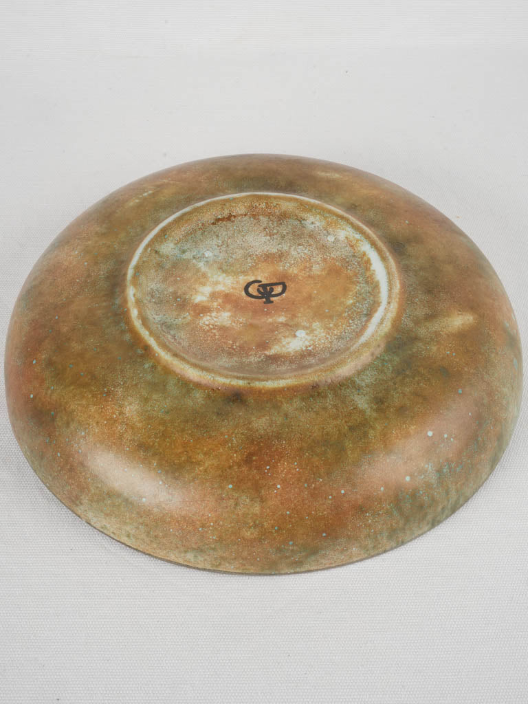 Historic artisan-crafted decorative bowl  