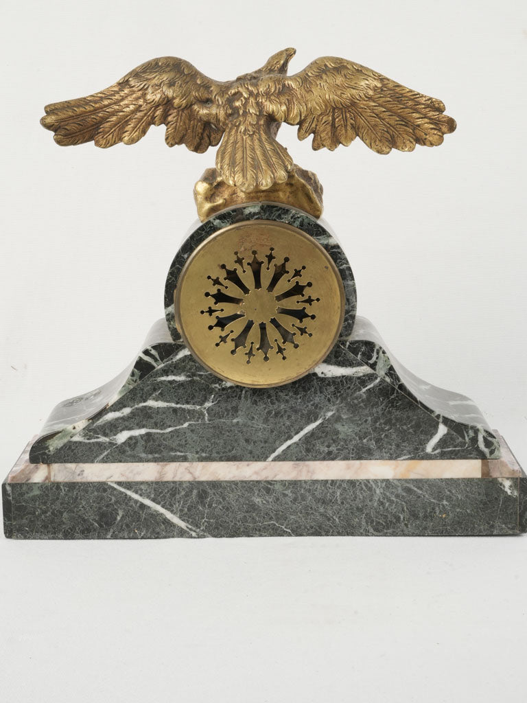 Vintage Empire Style Eagle Mantel Clock