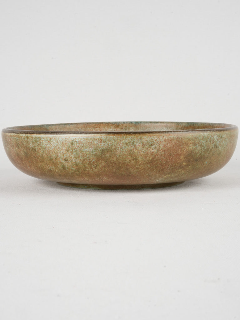 Collectible artisanal pottery serving dish