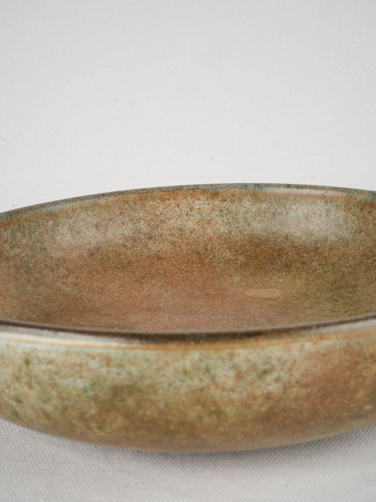 Unique vintage rustic salad dish