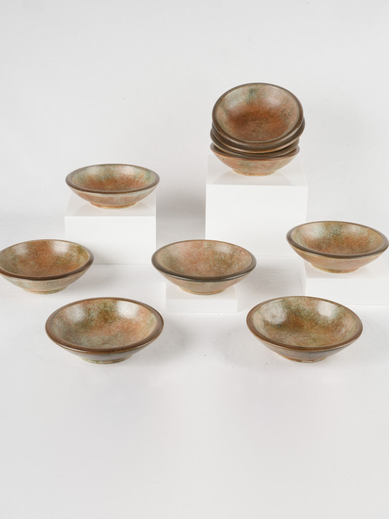 Vintage stoneware soup bowls  