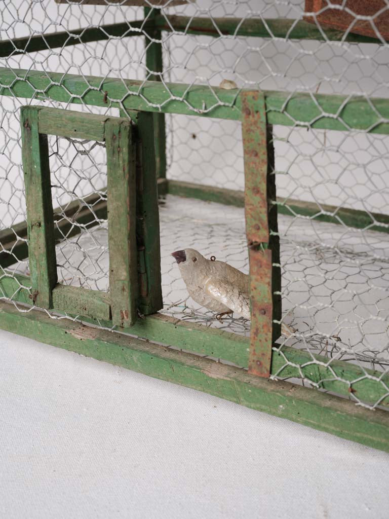 Nostalgic wooden church birdcage