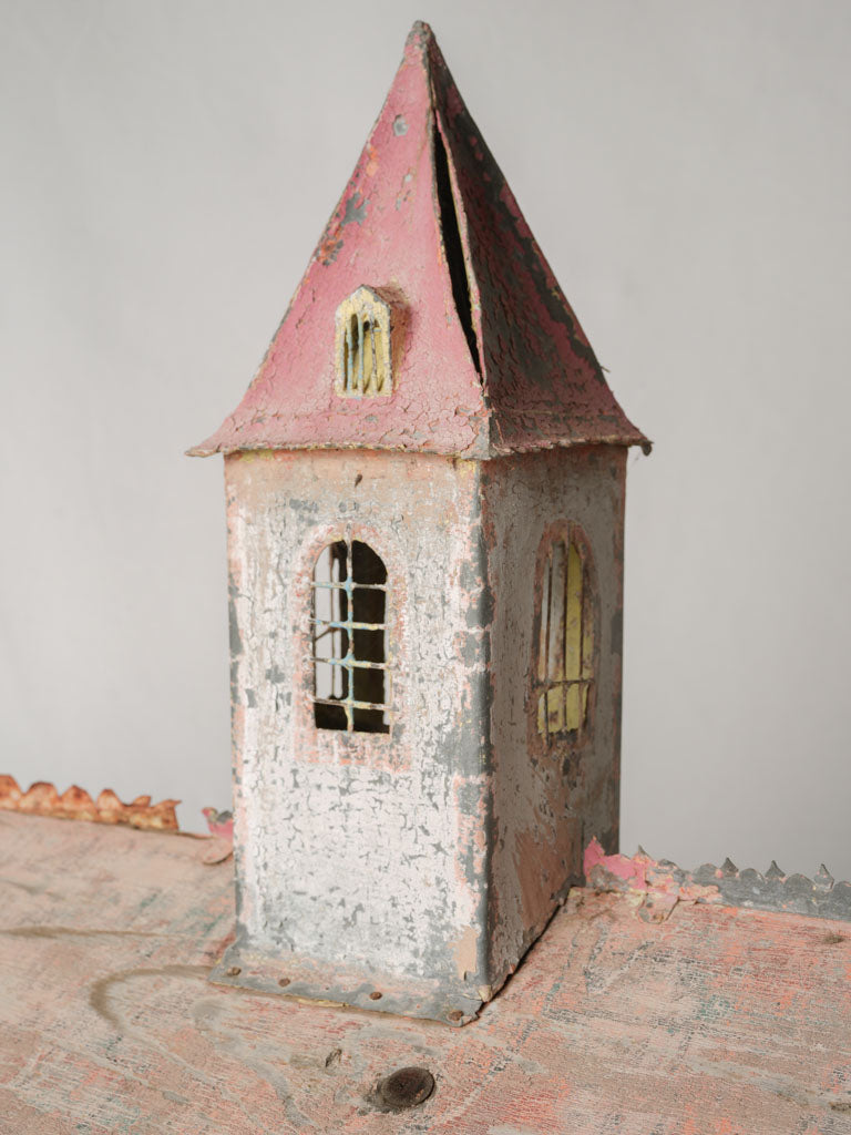 Decorative tin steeple birdcage