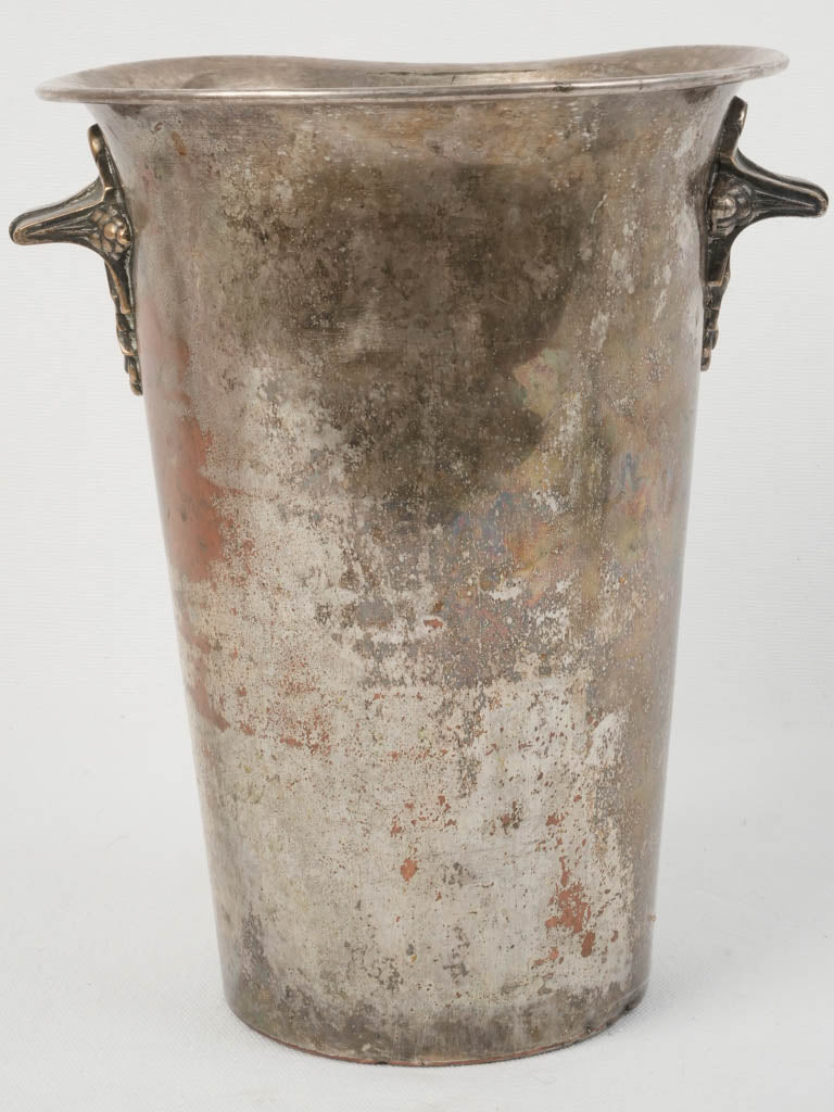 Art Nouveau, aged French champagne bucket