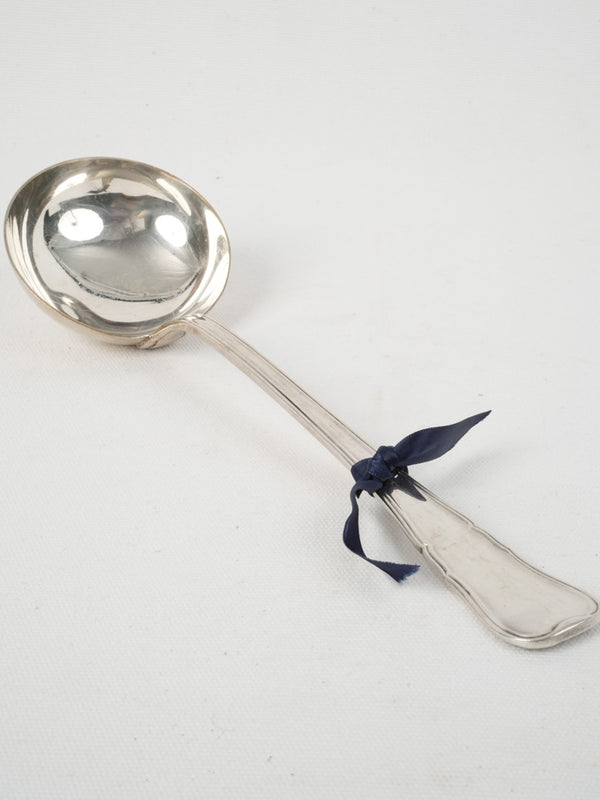 Ornate, historic, Louis XV, silver-plated ladle