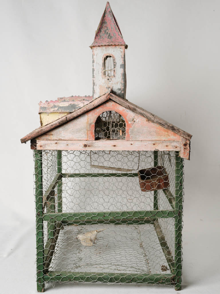 Decorative roof ridge birdcage