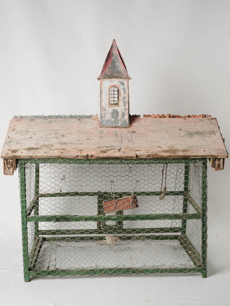 Quaint village church birdhouse