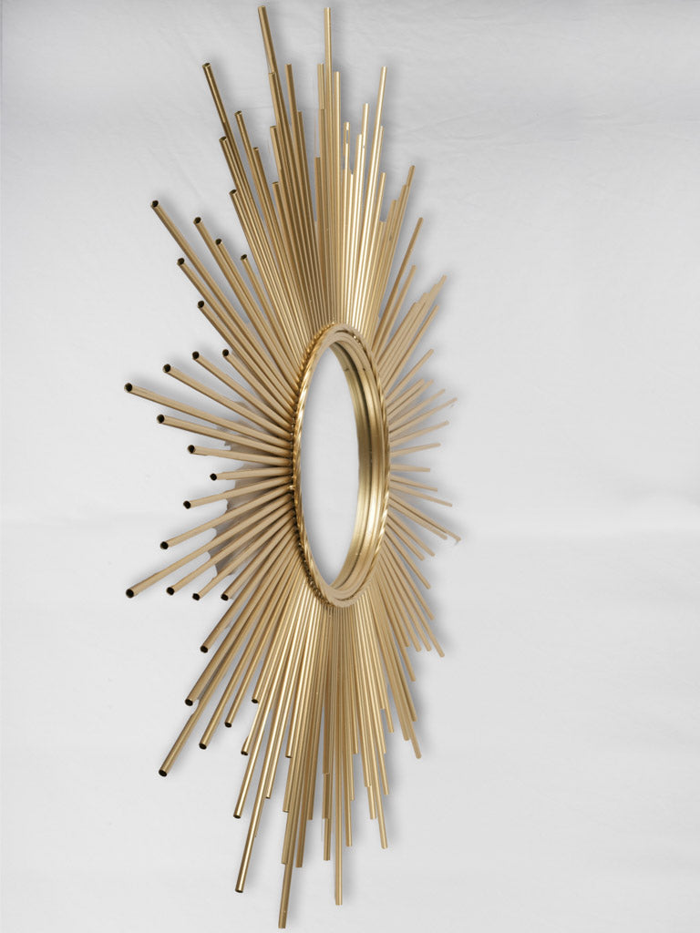 Classic retro gold sunburst mirror