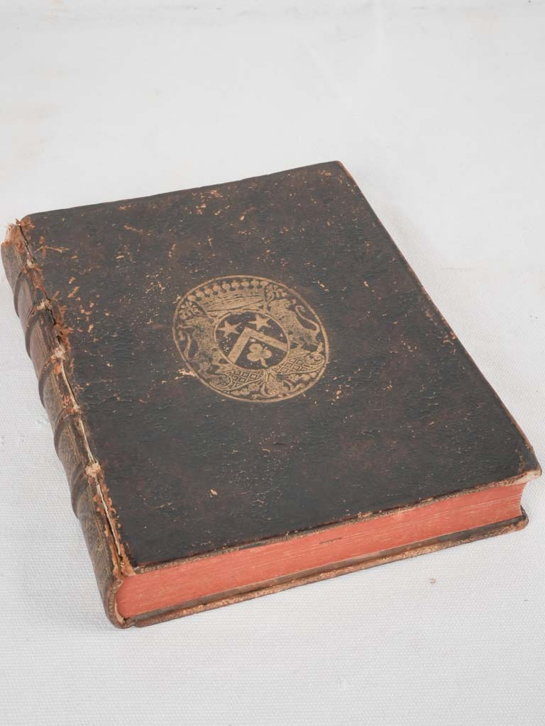 Vintage Parisian coat-of-arms book safe