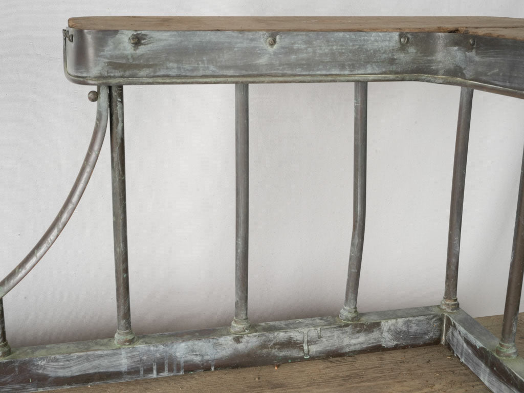 Artistic vintage rustic bank counter  