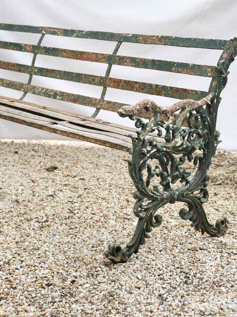 Historic wrought iron seating  