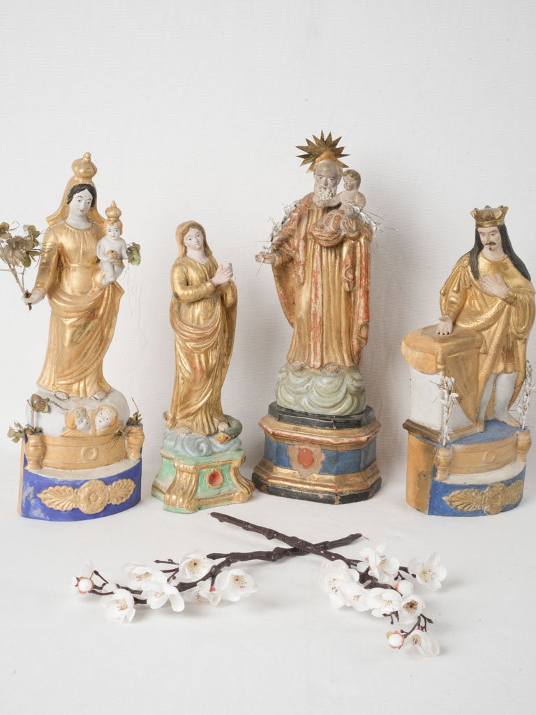 Classic nativity scene statuette