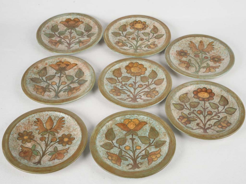 French vintage cheese plates