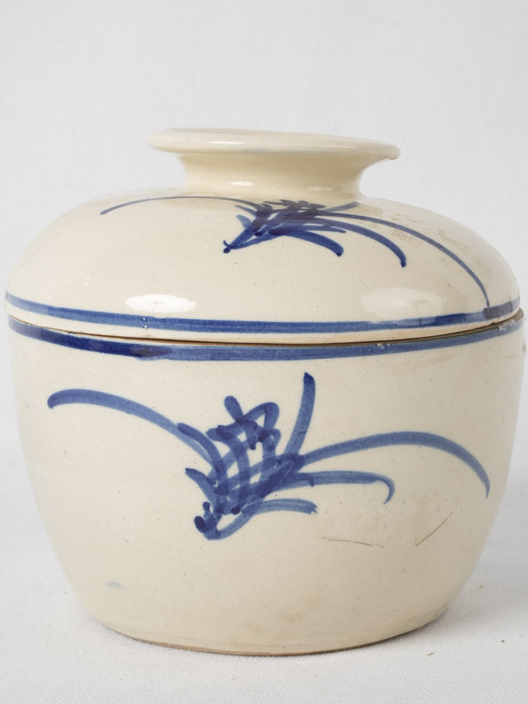 Farmyard, Nineteenth Century, Blue, Chinese, Porcelain, Ginger Jar