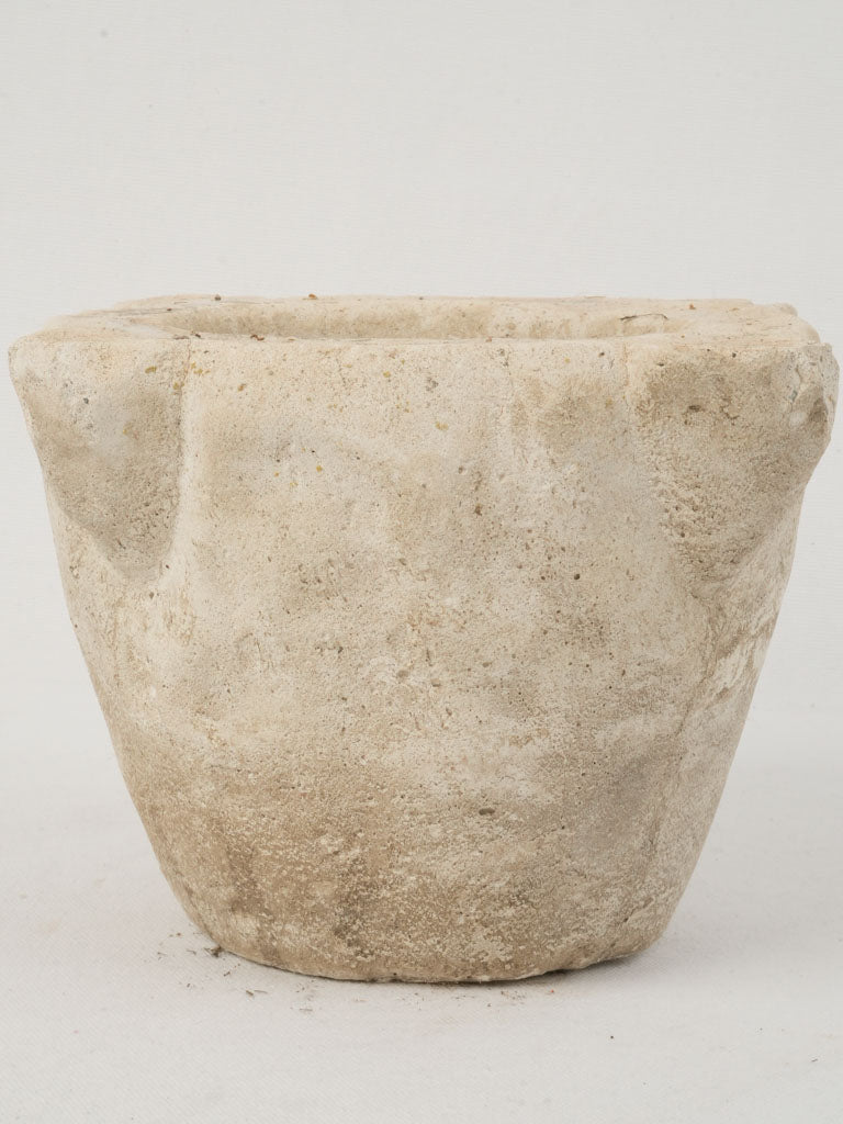 Historical French Stone Mortar Planter