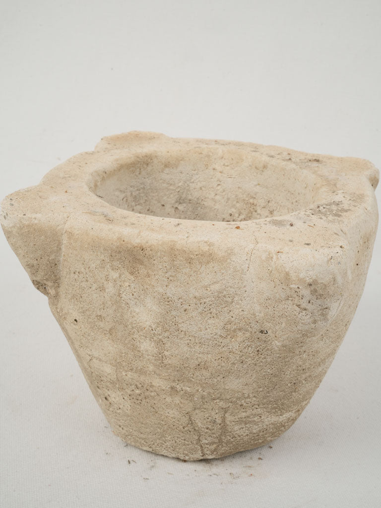 Weathered French Stone Mortar Planter