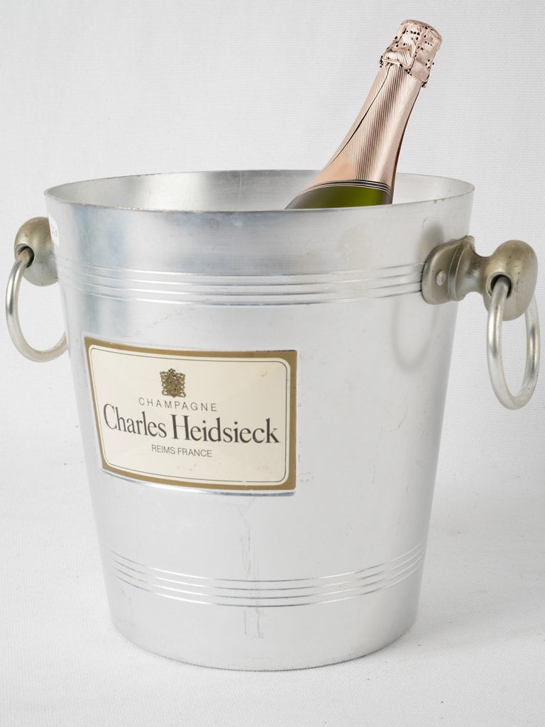 Aged French champagne bucket Charles Heidsieck