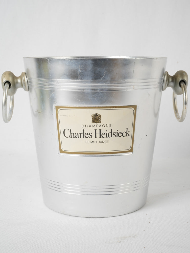 Elegant Charles Heidsieck champagne bucket