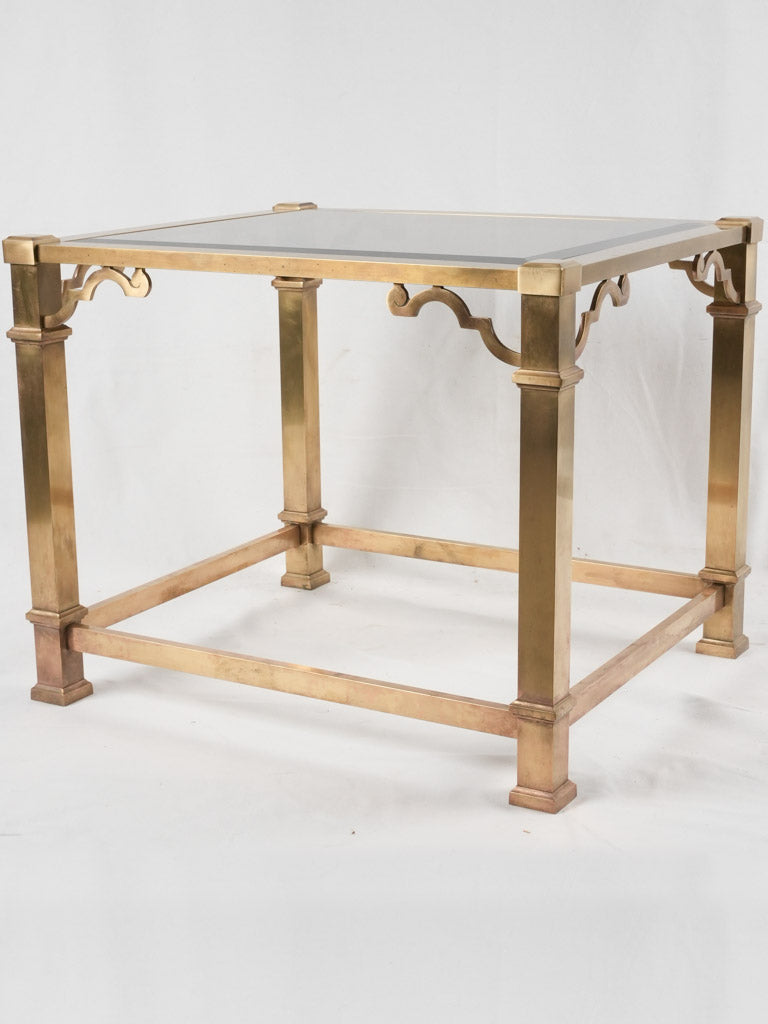 Antique smokey glass tabletop furniture