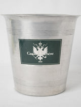 Vintage aluminum Canard-Duchêne ice bucket