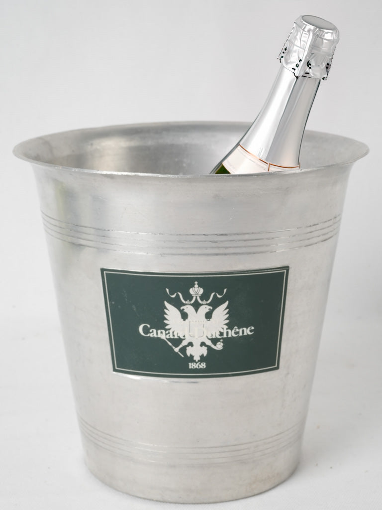 Well-used Canard-Duchêne champagne bucket