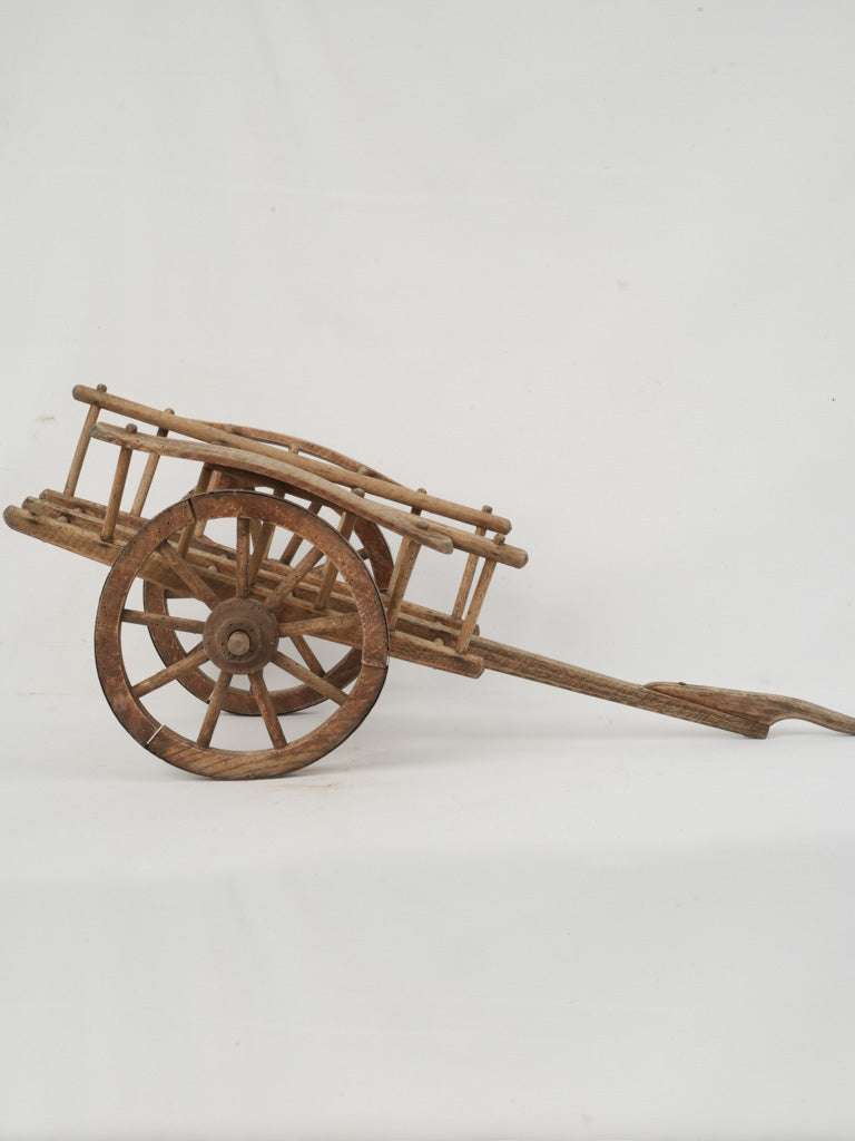 Functional, Antique Handcrafted Toy Cart